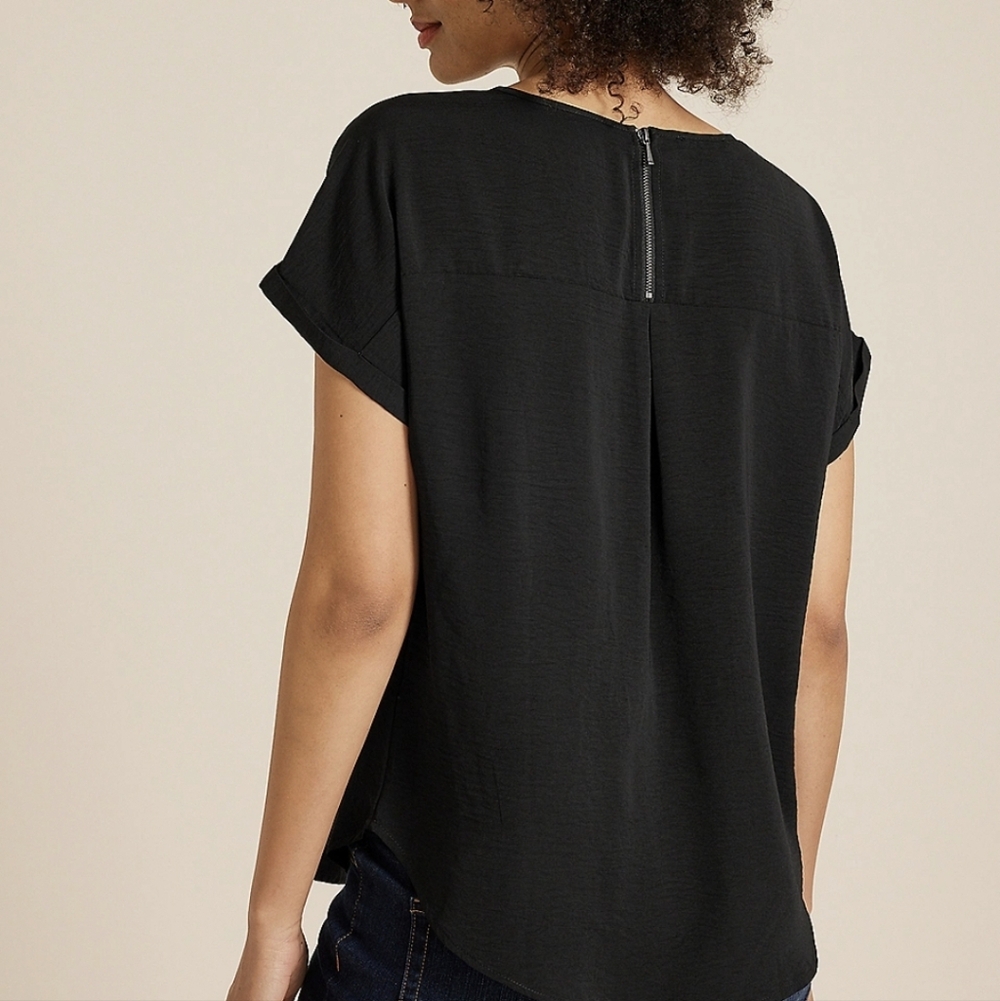 Women's Zipper Back Top - Picture 4 of 7